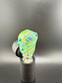 Paulson Pieces Puffco Pivot Glass Replacement Top W/ Auto Spinning Pearl Feature - Cactus Inspired Side Shooter