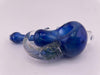 Brando Glass Dry Pipe - Cobalt Space Tech w/ Various Accents