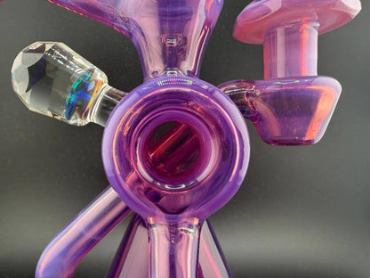 Bowman Glass V5 Double Dumper Purple