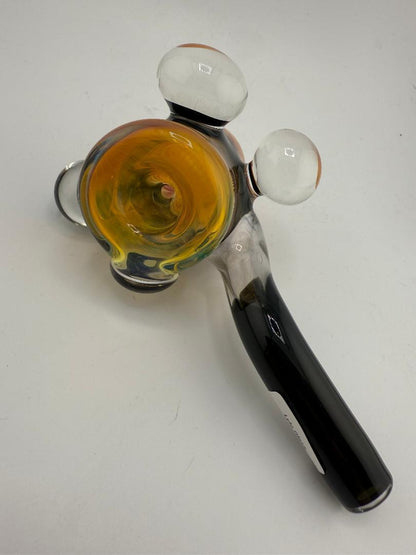 Lylo Glass Fumed  Sherlock w/ Opal Marble Attachment