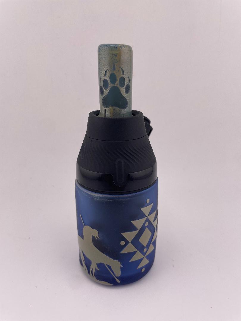 Brando Glass Puffco Proxy Core Accessory - "One with Nature" Sand Blasted Mouth Piece & Bottom Cup