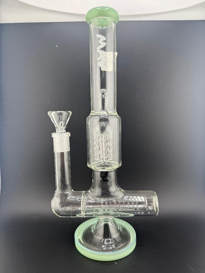 MAV Glass 12" Inline to 8 Arm Perc Flower Piece 18mm 90°