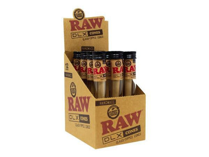 RAW Rolling Papers DLX Handmade Tipped Cones