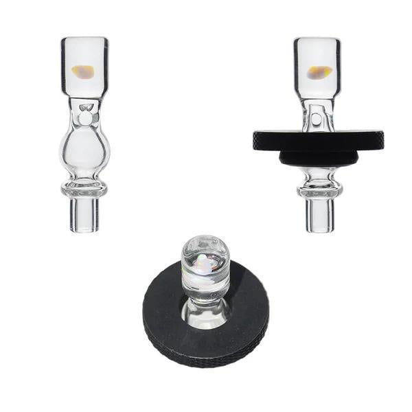 CaliBear Dr Dabber Switch 2 Joystick carb Cap - Clear Pillar w/ Encased Opal
