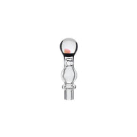 CaliBear Glass Dr Dabber Switch 2 Joystick carb Cap - Round Clear w/ Encased Opal