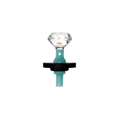 CaliBear Glass  Dr Dabber Switch 2 Joystick Carb Cap - Diamond Facet Opal