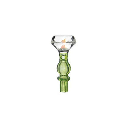 CaliBear Glass  Dr Dabber Switch 2 Joystick Carb Cap - Diamond Facet Opal