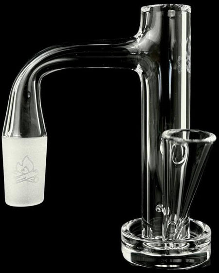 Campfire Quartz Tower Slide - Premium fully-fused quartz banger for high-performance concentrate sessions.