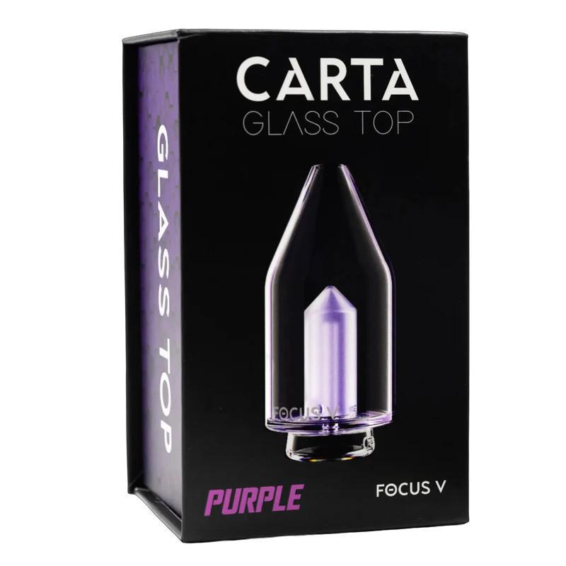 Cart picture of Carta Focus V Glass Top with purple color and stylish packaging