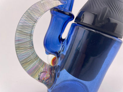 Brando Glass Puffco Proxy Glass - Cobalt Sherlock w/ Horn Attachment