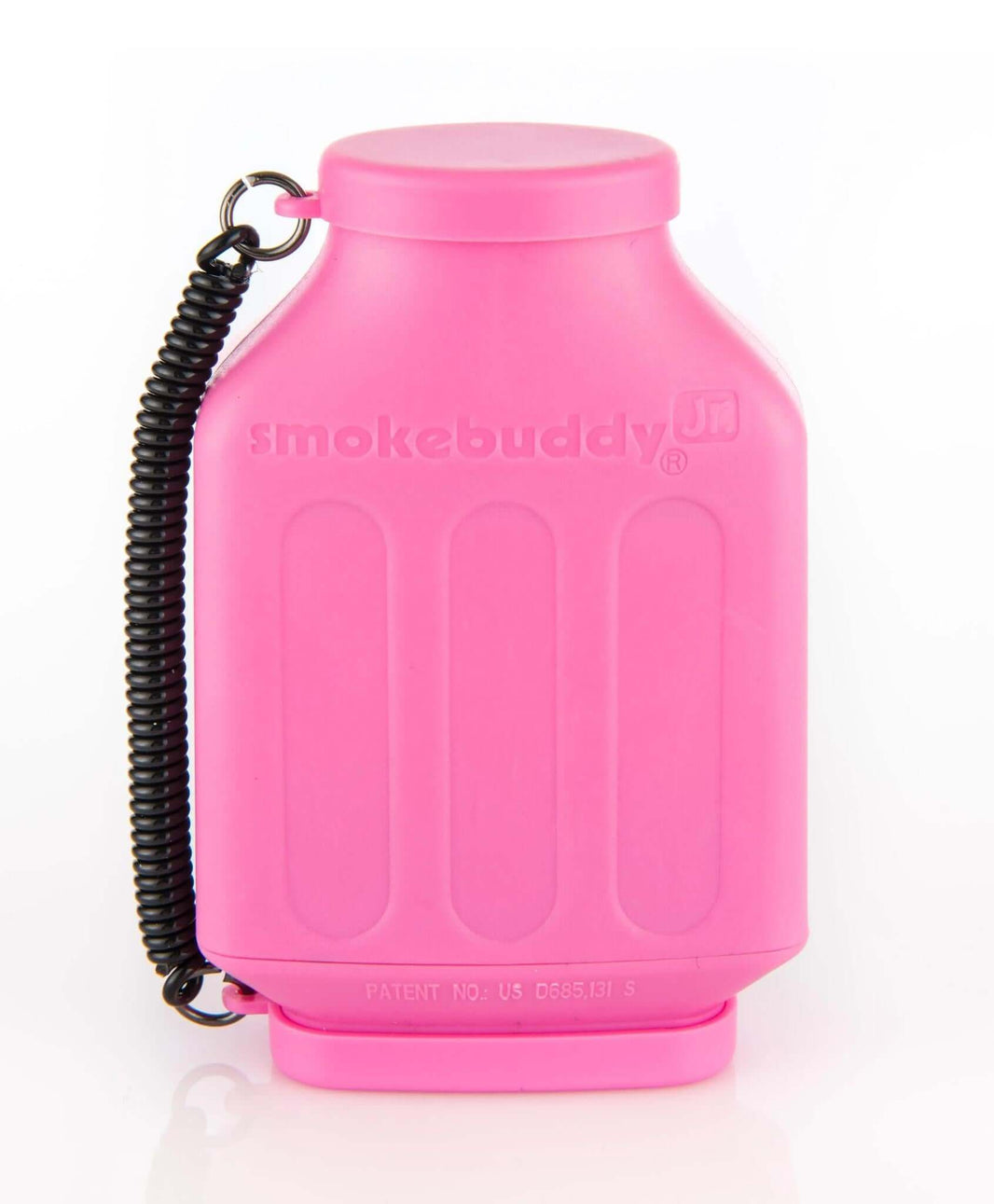 Smokebuddy Junior Personal Air Filter in pink color, perfect for discreet smoke filtration on-the-go.