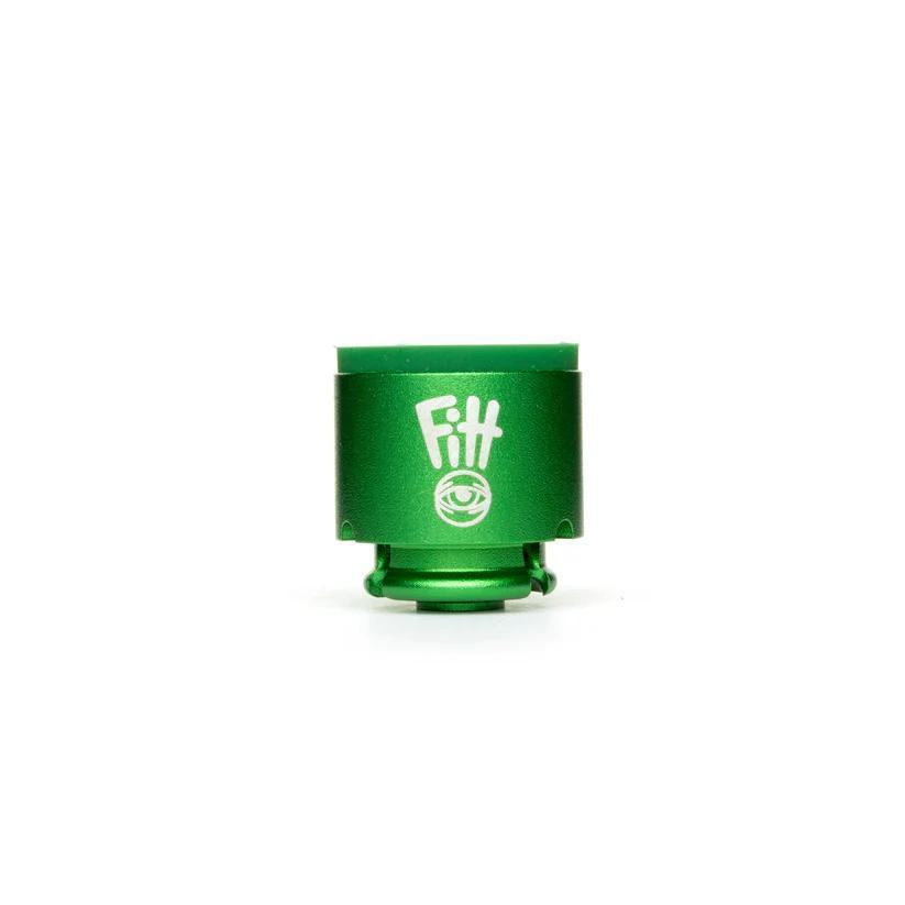 Ryan Fitt Pivot Adapter - "Interface" Single Unit in green aluminum finish for Puffco pivot.