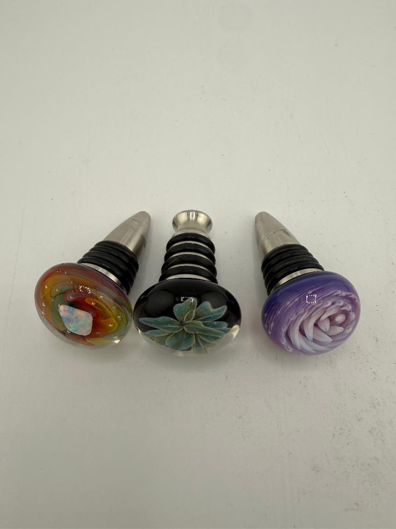 Danny W Glass Wine Bottle Stopper