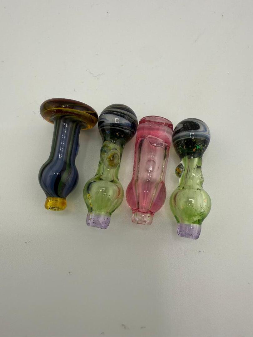 Colorful handcrafted glass pieces for Puffco Proxy, designed for an enhanced dabbing experience.