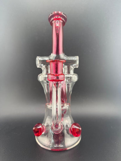 Domer Glass Domer Double Recycler Golden Ruby 10mm 90°