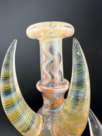Brando Glass Fumed Skull Rig 10mm 45°