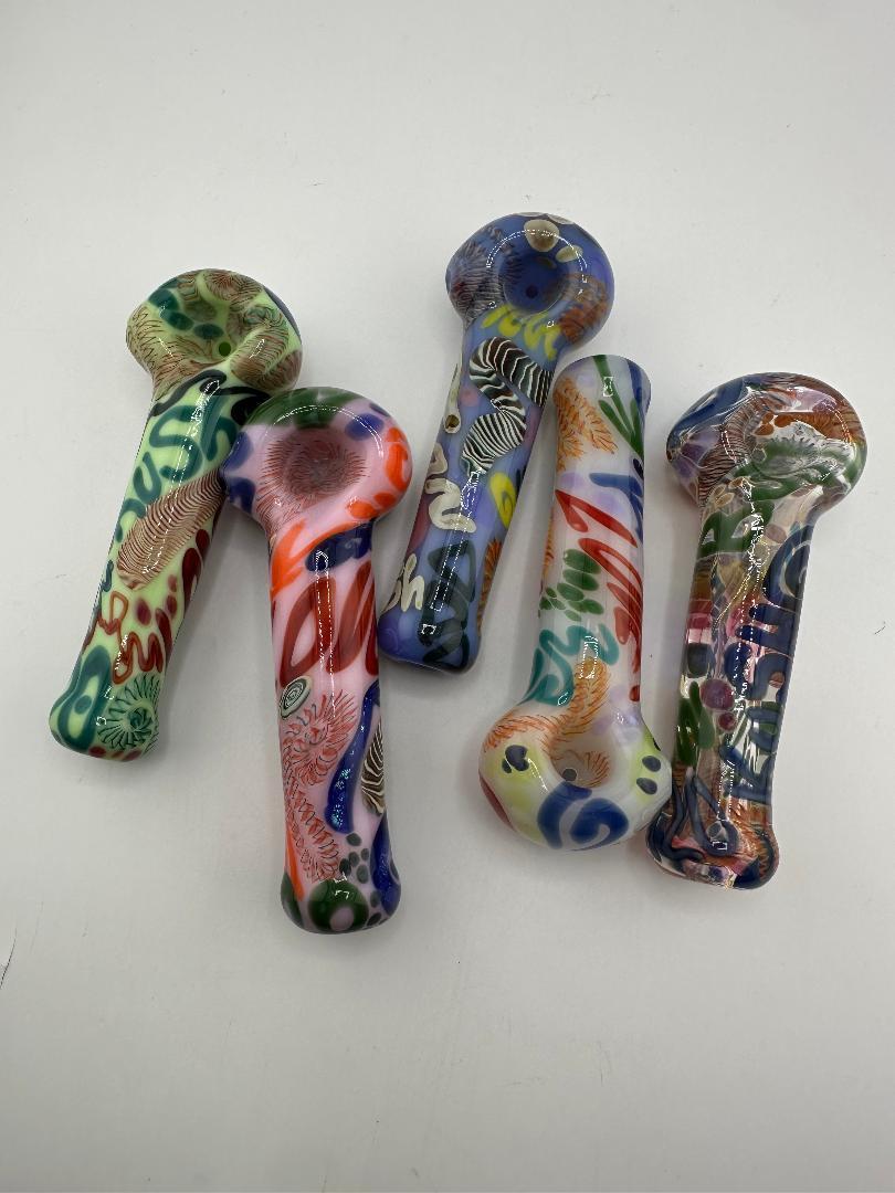 Glass Distractions Dry Pipe - Lucid