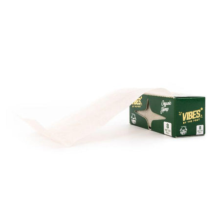 Vibes By The Foot - Fatty Size rolling paper roll with ultra thin organic hemp, ideal for customizable rolls.