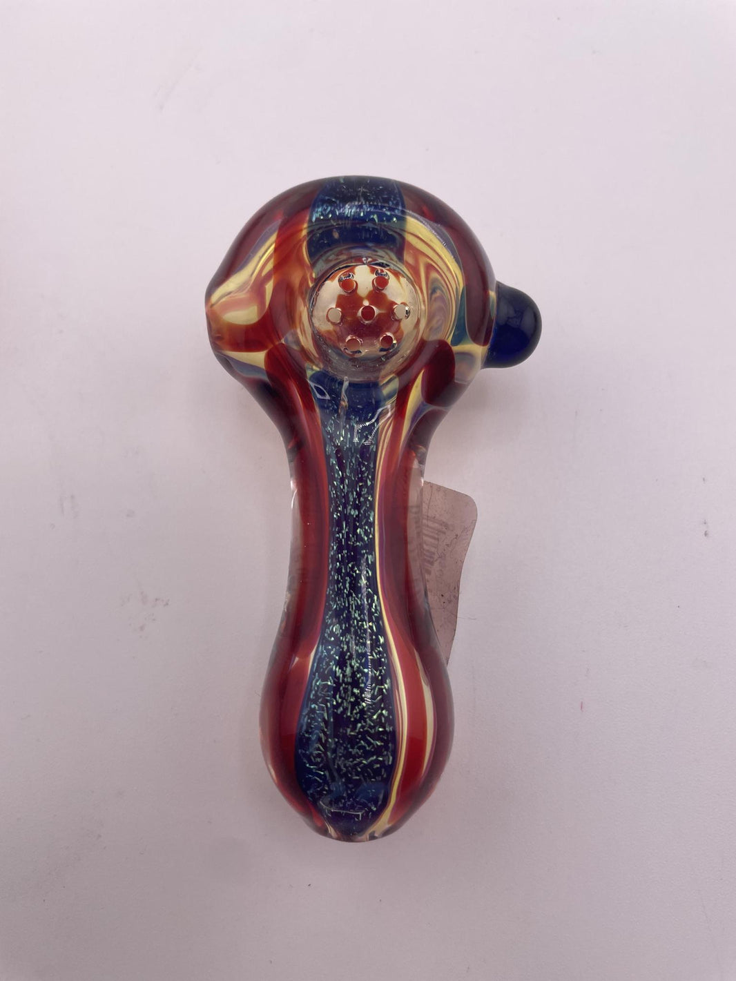 Import Glass Hand Pipe - Small With Built In Glass Screen