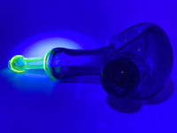 Brando Glass Dry Pipe - Cobalt Space Tech w/ Various Accents