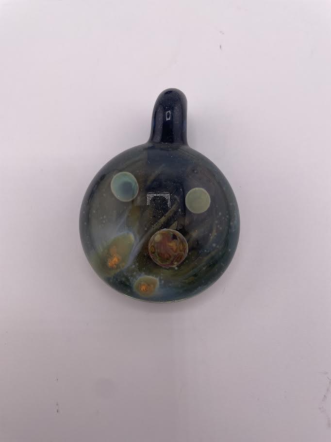 Tim Doane Glass Pendant  - Space Scene