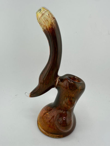Phranq Glass Flower Bubbler - Full Color Frit