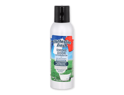 Smoke Odor Exterminator 7oz bottle for eliminating smoke and pet odors, featuring fast-acting enzyme formula.