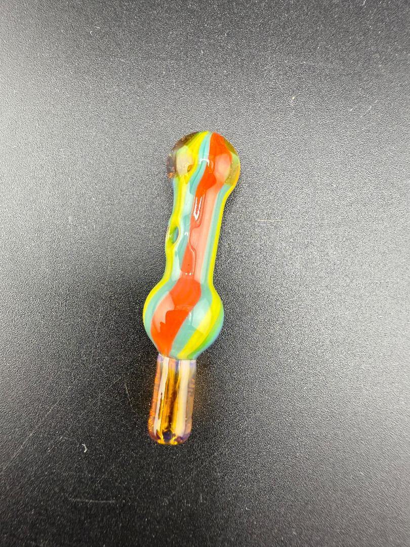 Colorful Paulson Pieces Puffco Peak Pro 3DXL Ball Cap made from premium borosilicate glass.