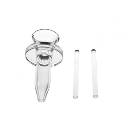 Cookies Tower Slurper Banger with carb cap and additional accessories for enhanced vapor experience.