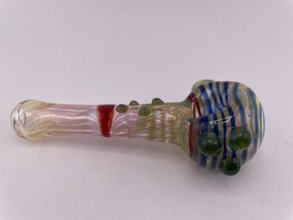 Crondo Hand Pipe-Fumed & Color Accent