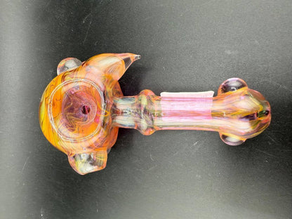 Crondo Glass Hand Pipe - Heavy Gold Fume showcasing vibrant colors and exceptional craftsmanship.