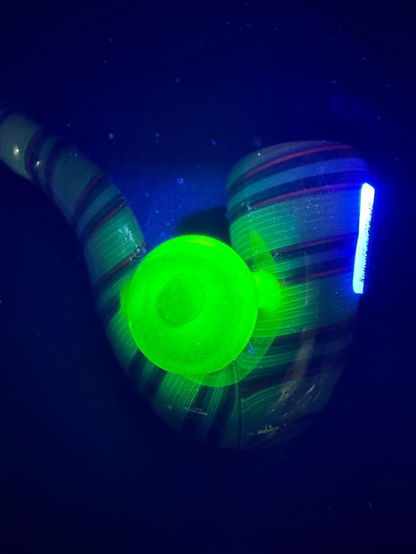 Filla John  Blue Wig Wag Sherlock UV Opal Pendant