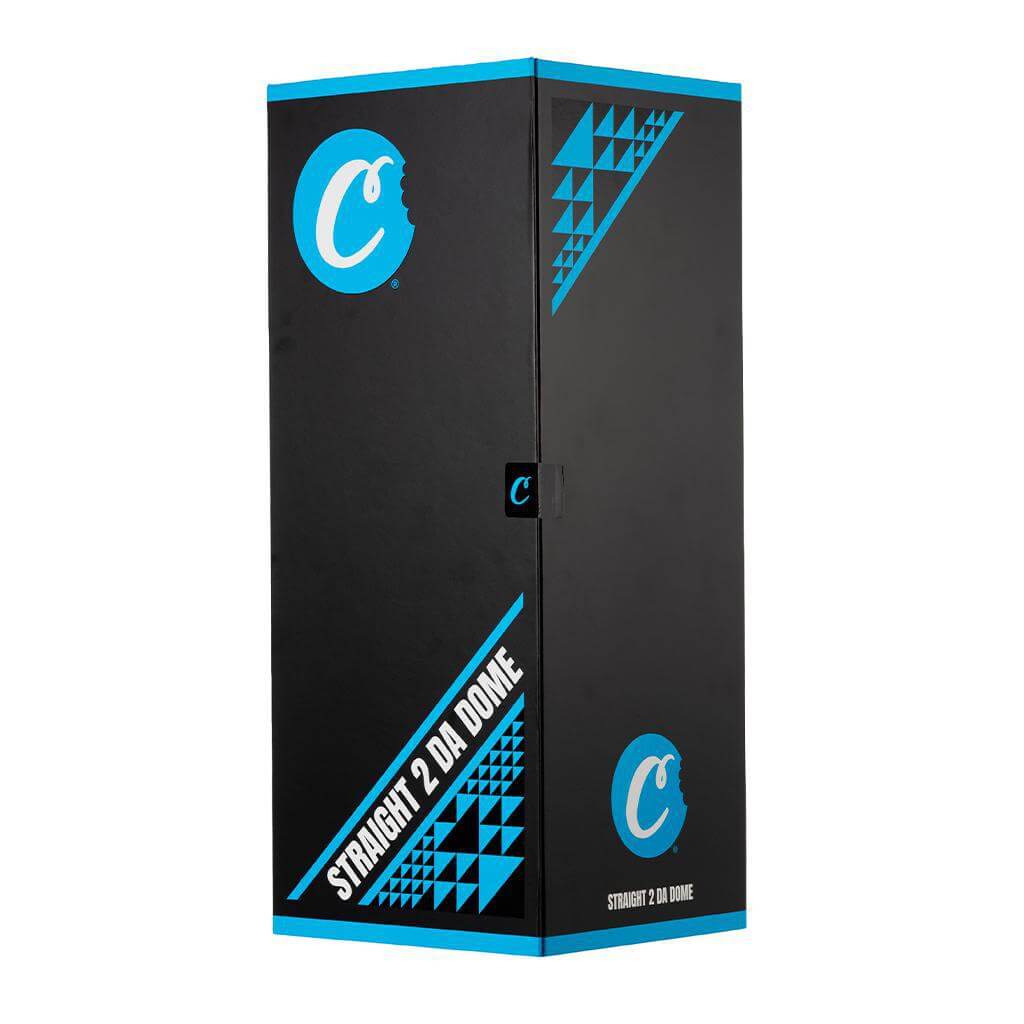 Cookies 2 Da Dome packaging featuring bold black and blue design for premium water pipe.