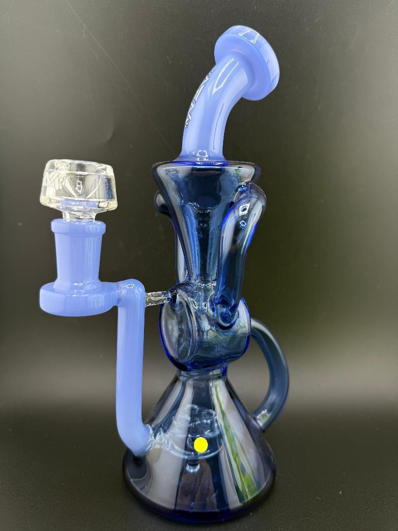 AFM Glass 9" Double Recycler TX067 14mm 90°