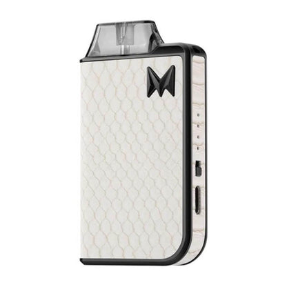 Mi-Pod 2.0+ pod system in white snake skin design with USB-C charging feature.