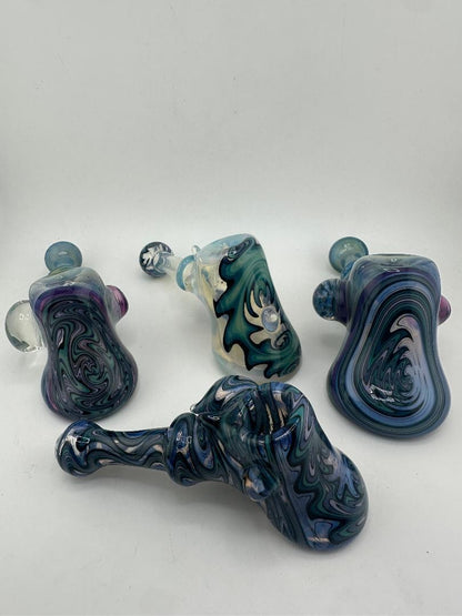 Highgrade Glass Hammer Pipe - Fully Worked