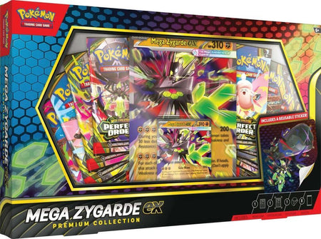 Pokémon TCG Mega Zygarde ex Premium Collection - 8 Booster Packs | Foil & Lenticular Promo