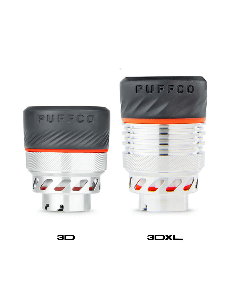 Puffco Peak Pro 3D and 3DXL Chambers showcasing advanced design and technology for optimal flavor.