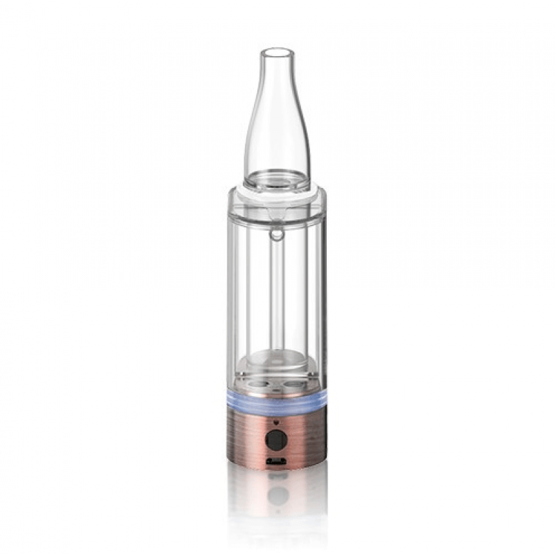 Hamilton Devices PS1 2-in-1 double vape cartridge and concentrate bubbler for on-the-go use.