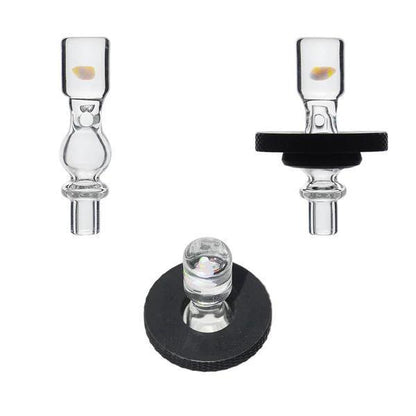 CaliBear Dr Dabber Switch 2 Joystick carb Cap - Clear Pillar w/ Encased Opal