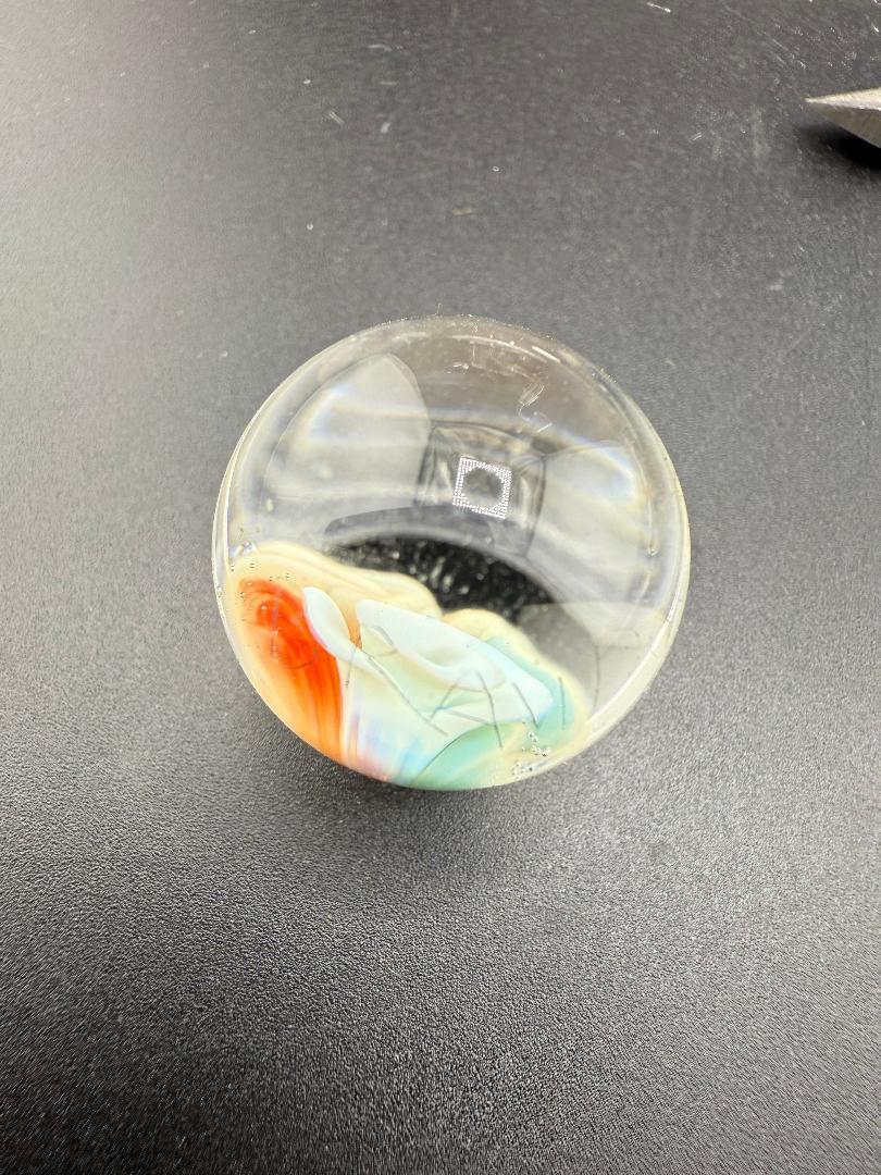 Brando Glass Marble - 23mm Flower Implosion Slurper Top Marble