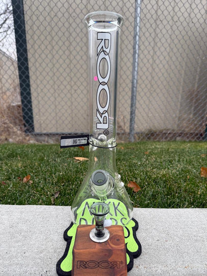 ROOR Glass 14" Beaker 50x5mm Collector Series Beaker - Smoke