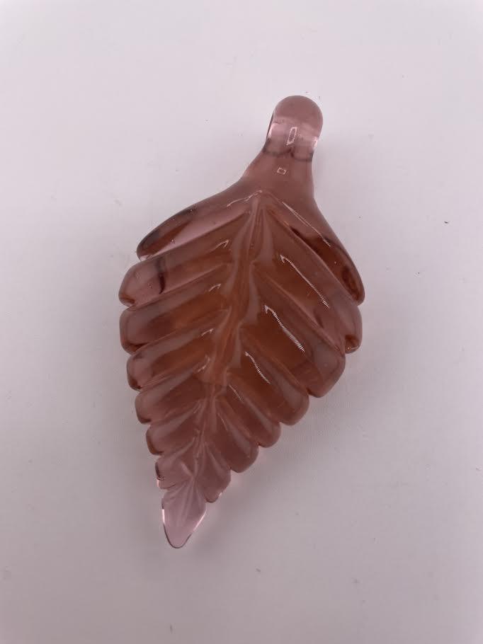 Madelyn Glass Pendant - Leaf
