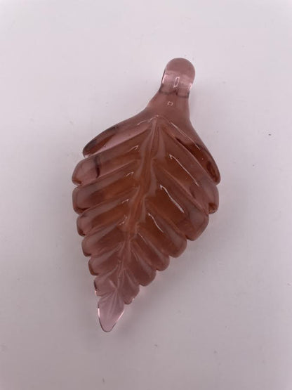 Madelyn Glass Pendant - Leaf
