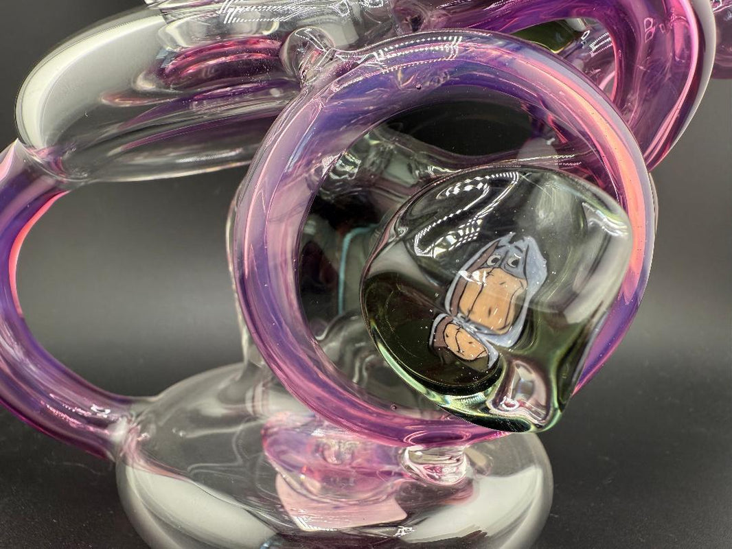 OG Badger Glass Star Gazer Circle Perk Bubble Dumper 10mm 90°