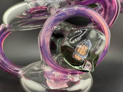 OG Badger Glass Star Gazer Circle Perk Bubble Dumper 10mm 90°