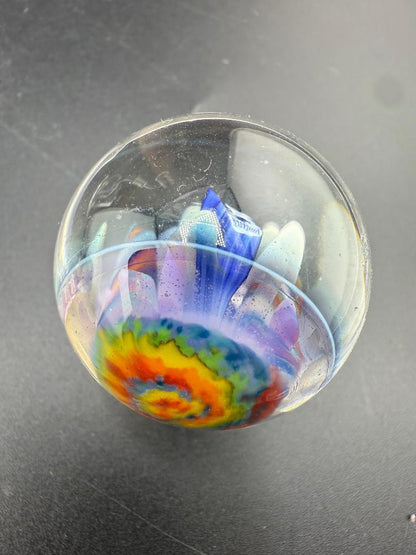 Highgrade Glass Marble - 38mm Skull Millie Implosion