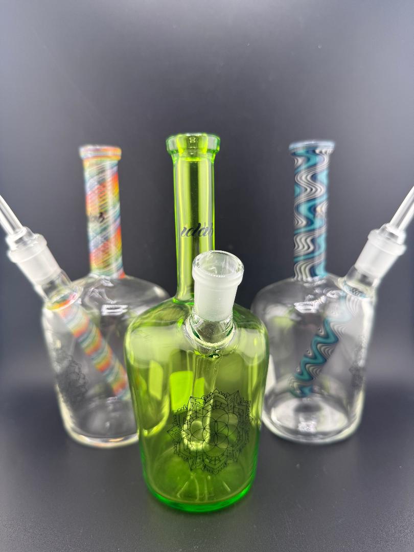 Idab Glass Worked Henny Bottle 14mm 45°