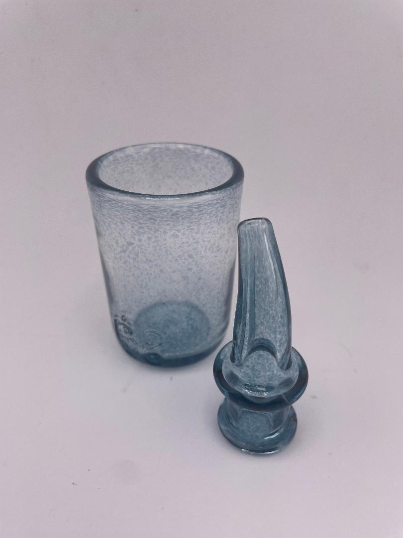 Brando Glass Puffco Proxy Core Cup & Mouth Piece Combo - Blue Solid Color