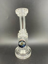 Crondo Glass Clear Banger Hanger w/ Dichro Marble 14mm 90°